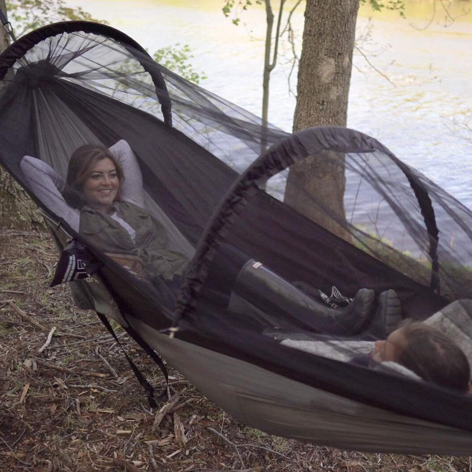 Cheap Goat Tents 1 2 Person Outdoor Mosquito Net Parachute Hammock Camping Hanging Sleeping Bed Swing Portable Double Chair Hammock Tents 